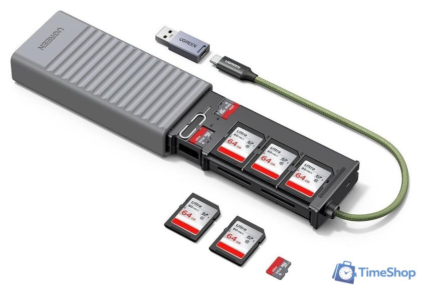 Карт-ридер Ugreen CM856 55899 - Изображение №1 — Интернет-магазин Time-Shop