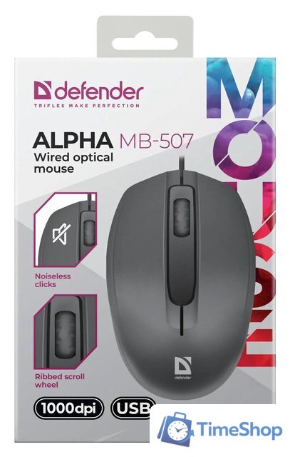 Мышь Defender Alpha MB-507 - Изображение №5 — Интернет-магазин Time-Shop
