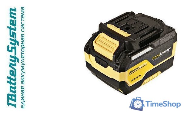 Аккумулятор Hanskonner HBP2006 (18В/6 Ah) - Изображение №1 — Интернет-магазин Time-Shop