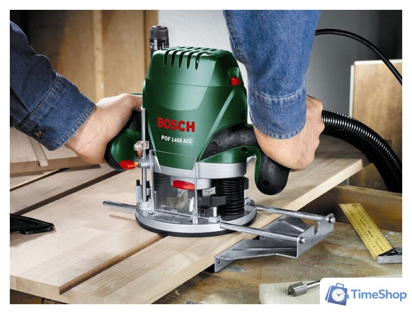Вертикальный фрезер Bosch POF 1400 ACE (060326C820) - Изображение №9 — Интернет-магазин Time-Shop