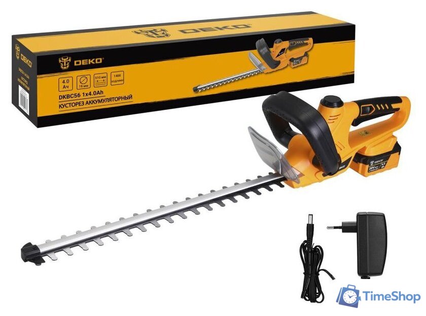 Кусторез Deko DKBC56 065-1254 (с 1-м АКБ) - Изображение №1 — Интернет-магазин Time-Shop