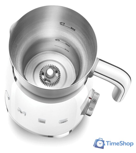 Автоматический вспениватель молока Smeg MFF11WHEU - Изображение №5 — Интернет-магазин Time-Shop