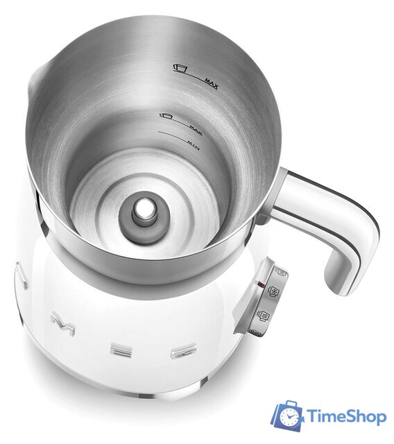 Автоматический вспениватель молока Smeg MFF11WHEU - Изображение №6 — Интернет-магазин Time-Shop