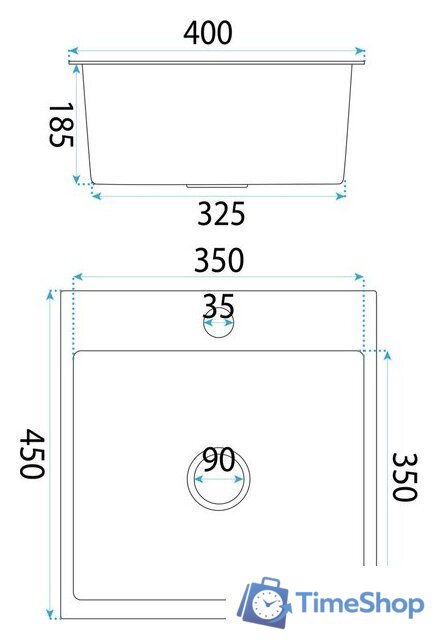 Кухонная мойка Rea Leo 40 ZLE-06000 - Изображение №8 — Интернет-магазин Time-Shop