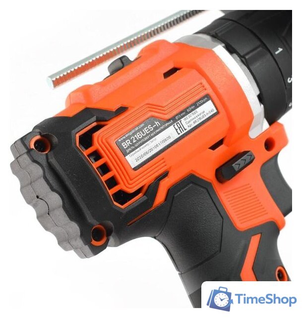 Ударная дрель-шуруповерт Patriot BR 216UES-h 180301565 (с 2-мя АКБ, кейс) - Изображение №10 — Интернет-магазин Time-Shop