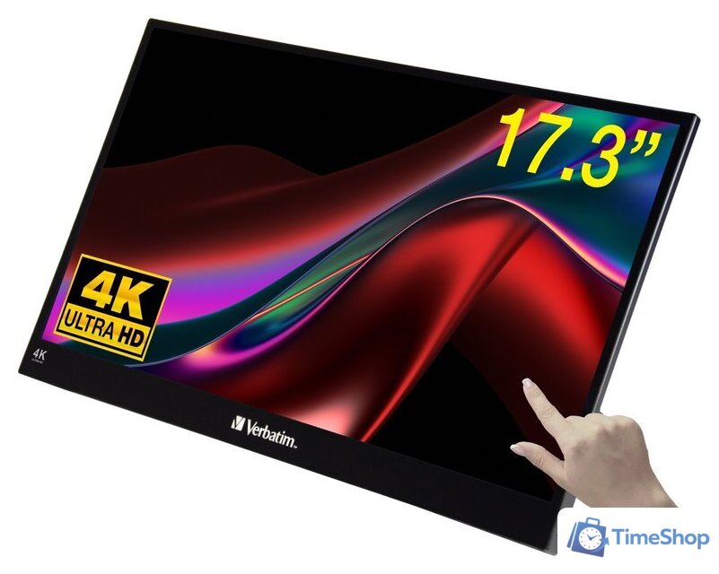 Портативный монитор Verbatim PMT-17-4K 32239 - Изображение №3 — Интернет-магазин Time-Shop