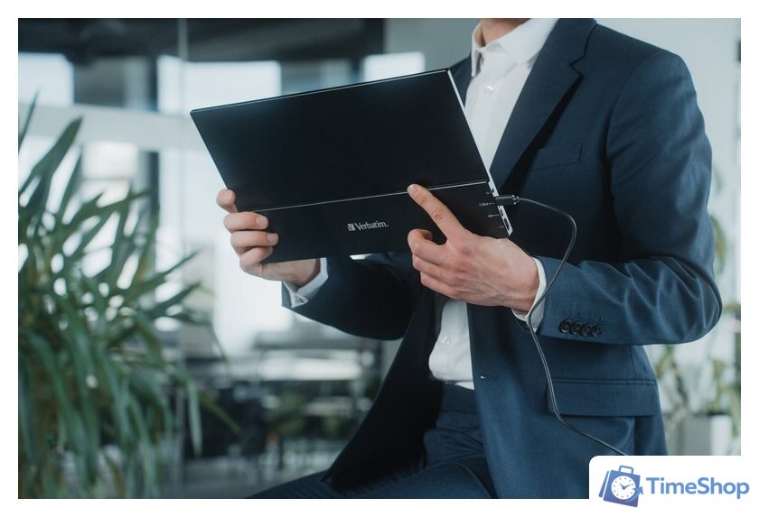 Портативный монитор Verbatim PMT-17-4K 32239 - Изображение №8 — Интернет-магазин Time-Shop