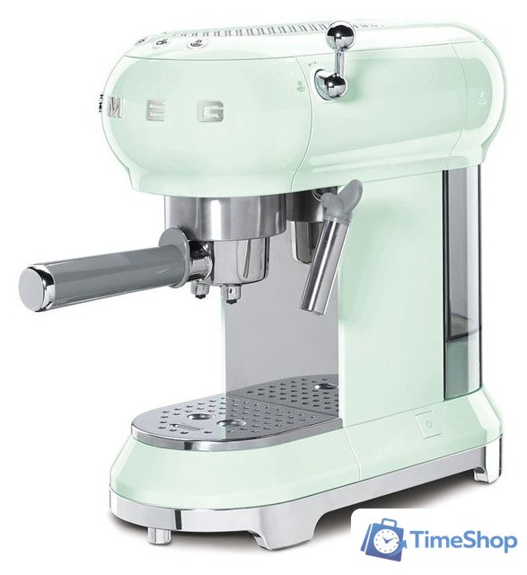 Рожковая кофеварка Smeg ECF01PGEU - Изображение №2 — Интернет-магазин Time-Shop