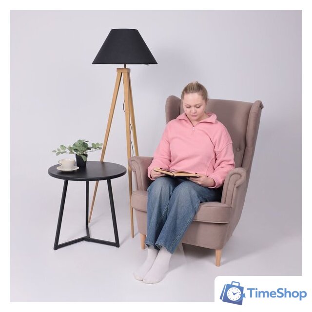 Торшер AksHome Wemba E27 (черный) - Изображение №2 — Интернет-магазин Time-Shop