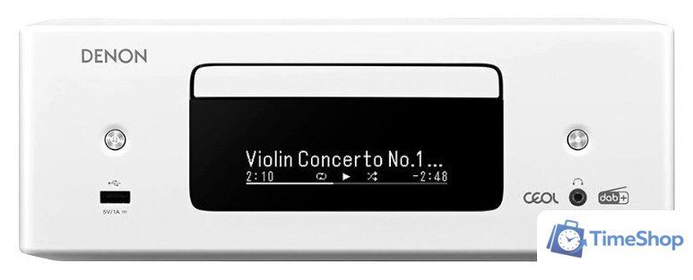Сетевой CD-ресивер Denon RCD-N12DAB (белый) - Изображение №1 — Интернет-магазин Time-Shop