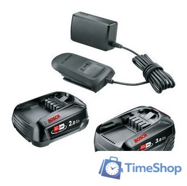 Аккумулятор с зарядным устройством Bosch Starter Set 18V 1600A02V33 (18В/2 Ah +3 Ah + 18В) - Изображение №1 — Интернет-магазин Time-Shop