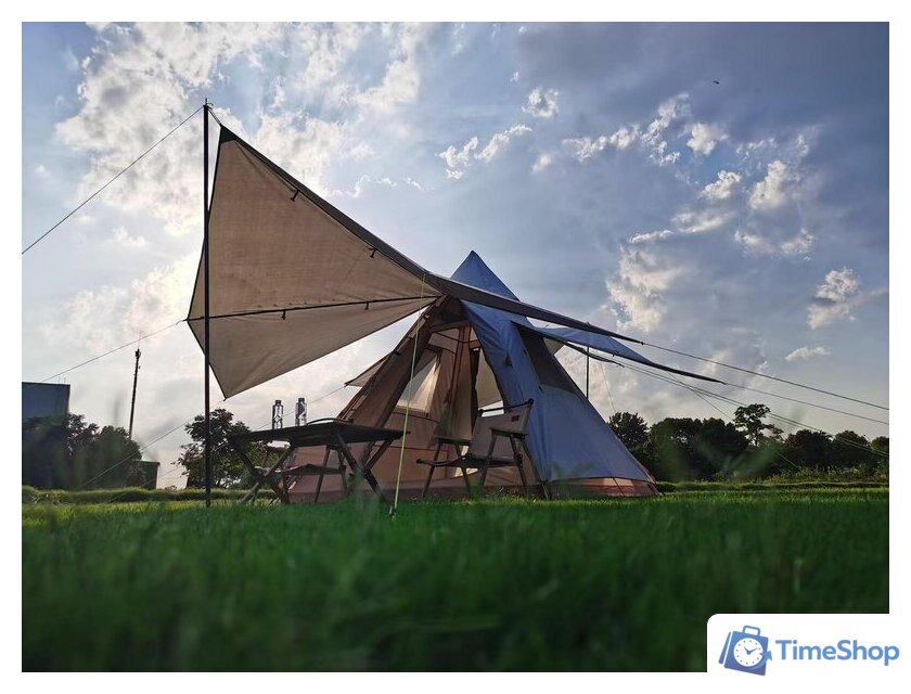 Кемпинговая палатка Sundays ZC-TT106 (коричневый/желтый) - Изображение №13 — Интернет-магазин Time-Shop