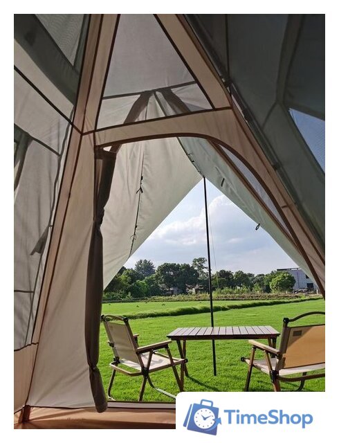 Кемпинговая палатка Sundays ZC-TT106 (коричневый/желтый) - Изображение №11 — Интернет-магазин Time-Shop