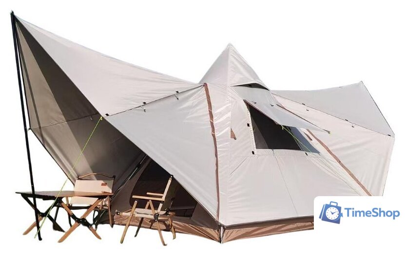 Кемпинговая палатка Sundays ZC-TT106 (коричневый/желтый) - Изображение №9 — Интернет-магазин Time-Shop