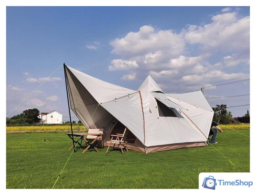 Кемпинговая палатка Sundays ZC-TT106 (коричневый/желтый) - Изображение №10 — Интернет-магазин Time-Shop