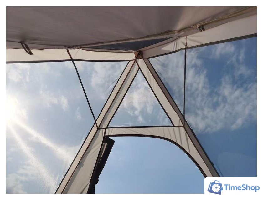 Кемпинговая палатка Sundays ZC-TT106 (коричневый/желтый) - Изображение №20 — Интернет-магазин Time-Shop