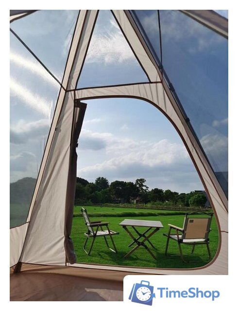 Кемпинговая палатка Sundays ZC-TT106 (коричневый/желтый) - Изображение №15 — Интернет-магазин Time-Shop