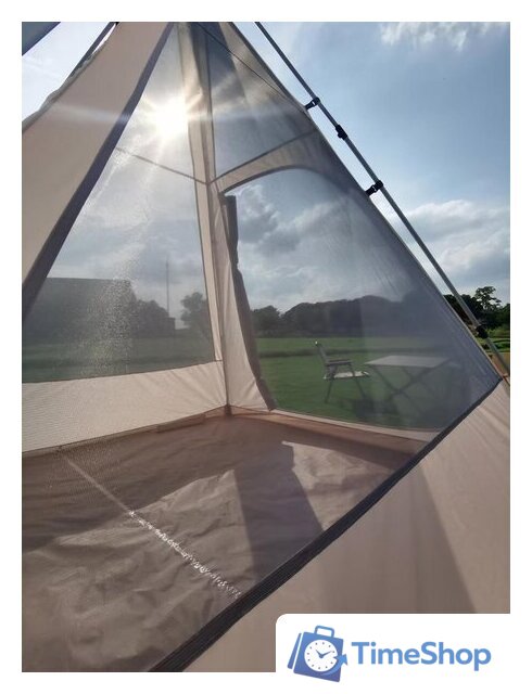 Кемпинговая палатка Sundays ZC-TT106 (коричневый/желтый) - Изображение №16 — Интернет-магазин Time-Shop