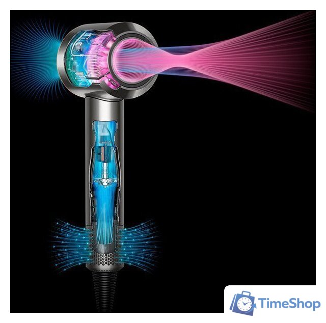 Фен Dyson HD07 Supersonic 113277-01 (евровилка, берлинская лазурь/медный) - Изображение №4 — Интернет-магазин Time-Shop