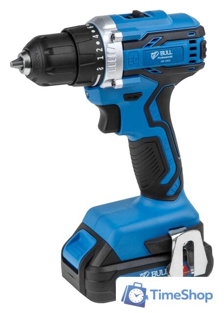 Дрель-шуруповерт Bull SR 1803 (с 2-мя АКБ, кейс) - Изображение №2 — Интернет-магазин Time-Shop