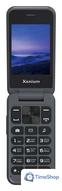 Кнопочный телефон Xenium X680 (темно-серый) - Изображение №2 — Интернет-магазин Time-Shop