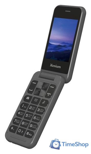 Кнопочный телефон Xenium X680 (темно-серый) - Изображение №3 — Интернет-магазин Time-Shop