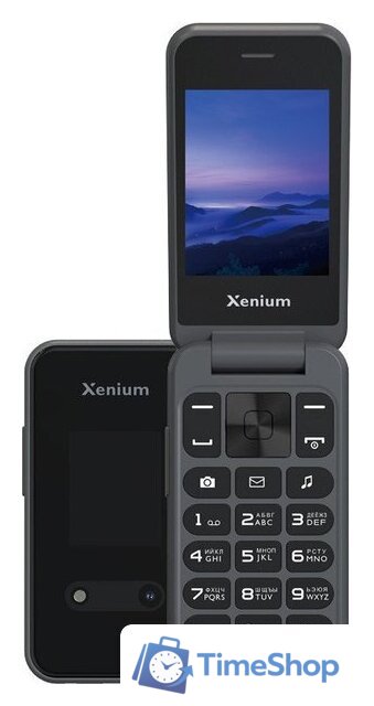 Кнопочный телефон Xenium X680 (темно-серый) - Изображение №1 — Интернет-магазин Time-Shop