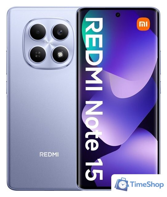 Телефон Xiaomi Redmi Note 15 8GB/256GB международная версия (фиолетовый) - Изображение №1 — Интернет-магазин Time-Shop