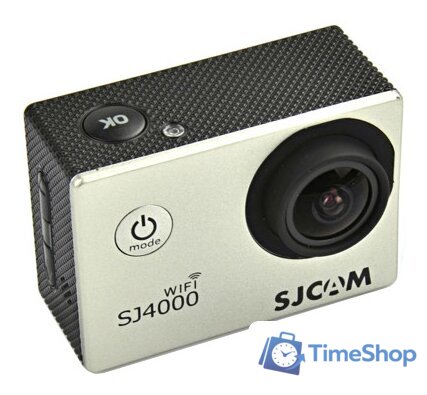 Экшен-камера SJCAM SJ4000 WiFi (серебристый) - Изображение №1 — Интернет-магазин Time-Shop