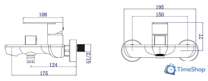 Смеситель AV Engineering AVLES3-BW0 - Изображение №2 — Интернет-магазин Time-Shop