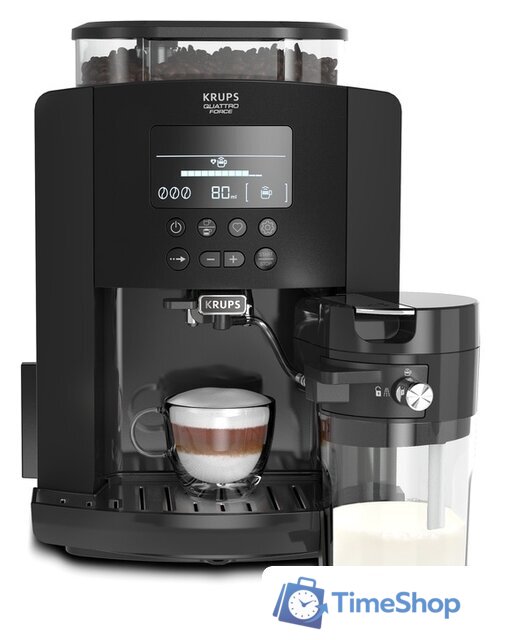 Кофемашина Krups Arabica Latte EA819N - Изображение №1 — Интернет-магазин Time-Shop