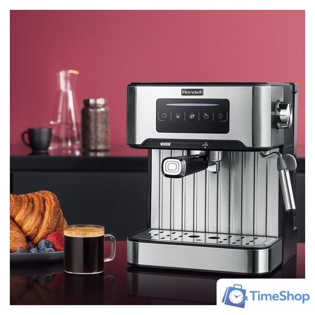 Рожковая кофеварка Rondell RDE-1106 - Изображение №4 — Интернет-магазин Time-Shop