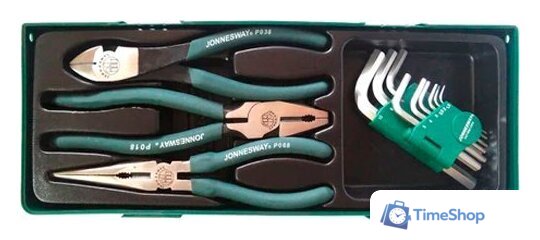 Набор пассатижей Jonnesway P018SP1 (12 предметов) - Изображение №1 — Интернет-магазин Time-Shop