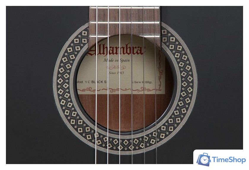 Акустическая гитара Alhambra Student 1 C Black Satin - Изображение №4 — Интернет-магазин Time-Shop
