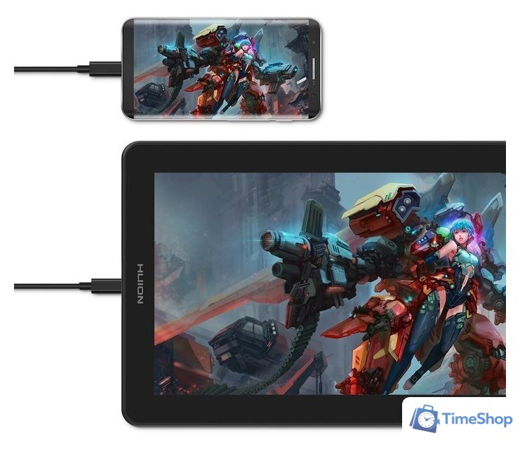 Графический монитор Huion Kamvas 13 (космический черный) - Изображение №6 — Интернет-магазин Time-Shop