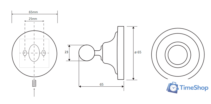 Крючок для ванны Bemeta 144106137 - Изображение №2 — Интернет-магазин Time-Shop