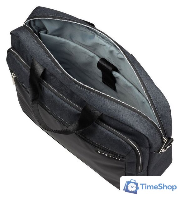 Портфель Bugatti Sera 49630213 (антрацитовый) - Изображение №3 — Интернет-магазин Time-Shop