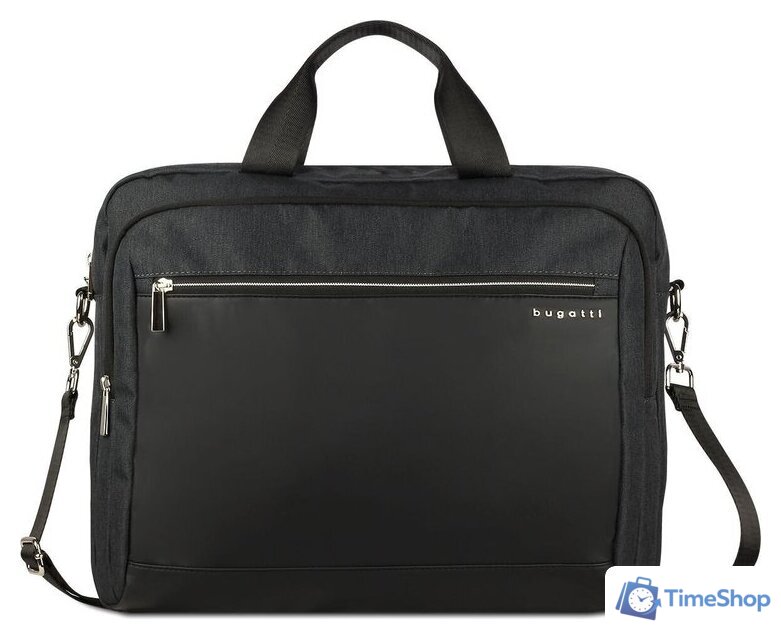 Портфель Bugatti Sera 49630213 (антрацитовый) - Изображение №2 — Интернет-магазин Time-Shop