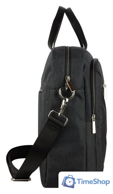 Портфель Bugatti Sera 49630213 (антрацитовый) - Изображение №4 — Интернет-магазин Time-Shop