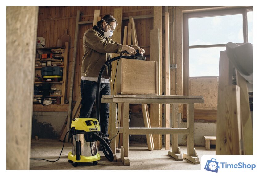 Пылесос Karcher WD 3 P S V-17/4/20 1.628-190.0 - Изображение №3 — Интернет-магазин Time-Shop