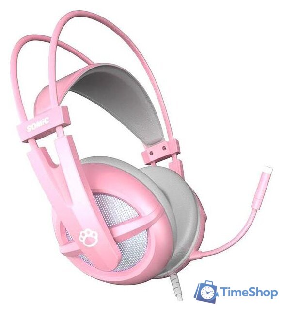 Наушники Somic G238 7.1 (розовый) - Изображение №5 — Интернет-магазин Time-Shop