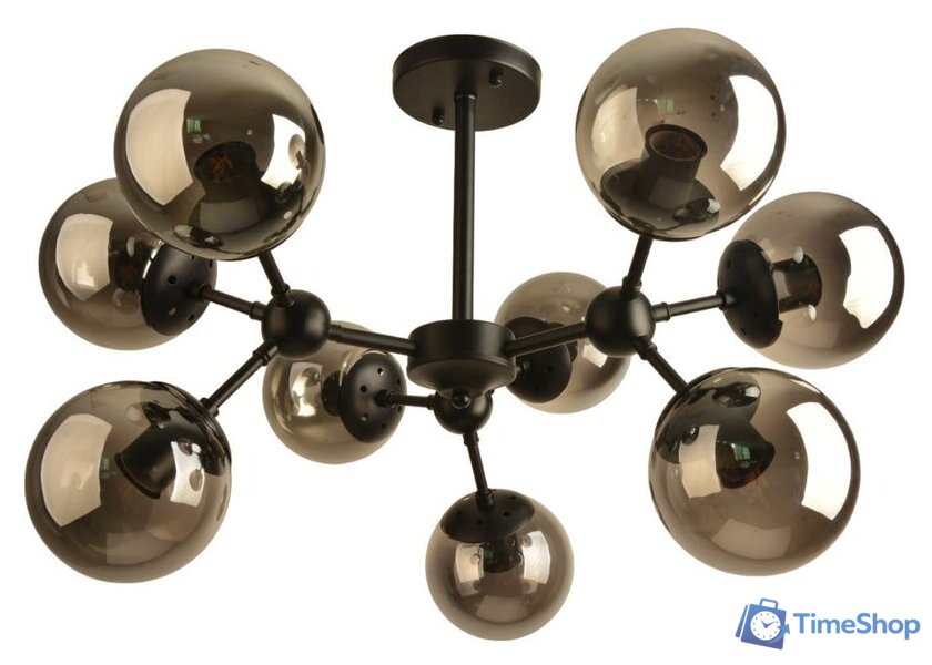 Люстра средней высоты Mirastyle BL-8255/9 BK - Изображение №1 — Интернет-магазин Time-Shop