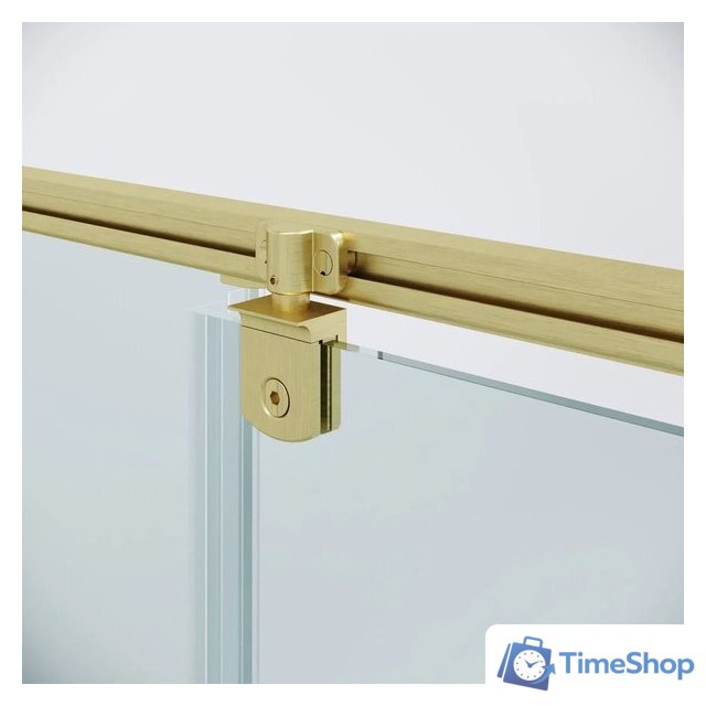 Душевая дверь Niagara Nova NG-45-11ASG 110х195 (золото сатин/прозрачное стекло) - Изображение №4 — Интернет-магазин Time-Shop