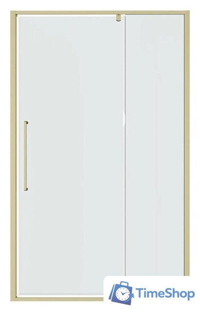 Душевая дверь Niagara Nova NG-45-11ASG 110х195 (золото сатин/прозрачное стекло) - Изображение №1 — Интернет-магазин Time-Shop
