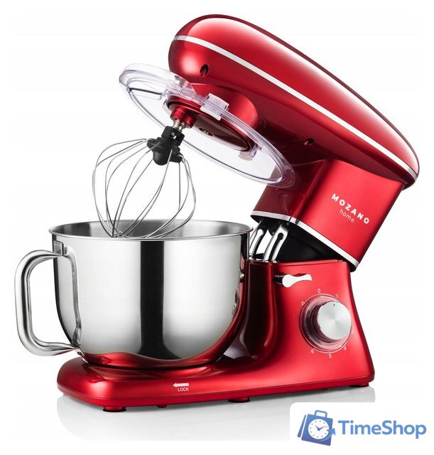 Планетарный миксер Mozano Kitchen Machine ROB-01 (красный) - Изображение №1 — Интернет-магазин Time-Shop