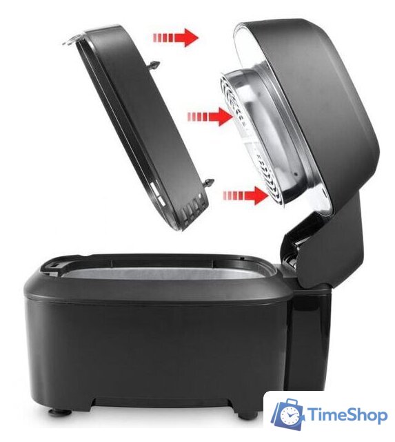 Аэрогриль (аэрофритюрница) DeLonghi FH2184.BK - Изображение №6 — Интернет-магазин Time-Shop