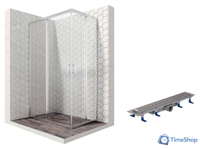 Душевой уголок Ambassador Set 14011101-ST7 - Изображение №1 — Интернет-магазин Time-Shop