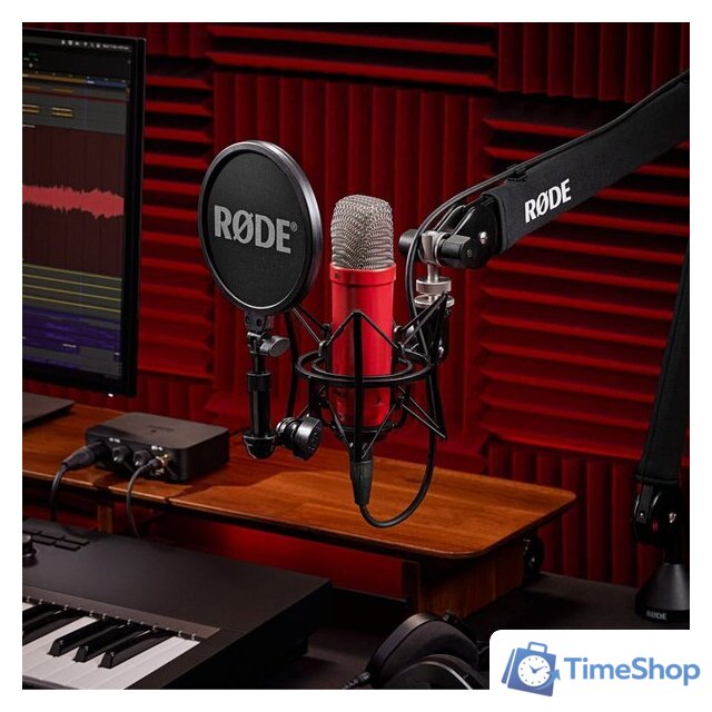 Проводной микрофон RODE NT1 Signature Series (красный) - Изображение №6 — Интернет-магазин Time-Shop