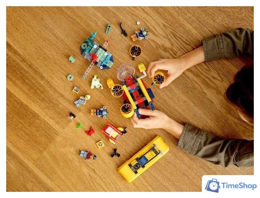 Конструктор LEGO City 60264 Океан: исследовательская подводная лодка - Изображение №8 — Интернет-магазин Time-Shop