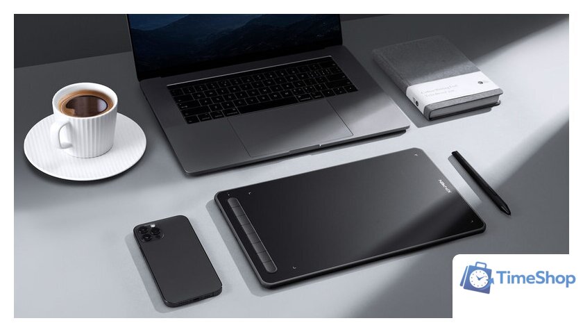 Графический планшет XP-Pen Deco 01 V2 (розовый) - Изображение №4 — Интернет-магазин Time-Shop